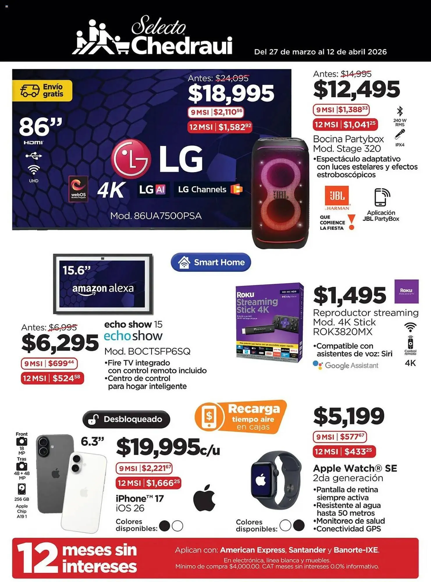 Catálogo de Folleto Chedraui 27 de marzo al 12 de abril 2026 - Pagina 1