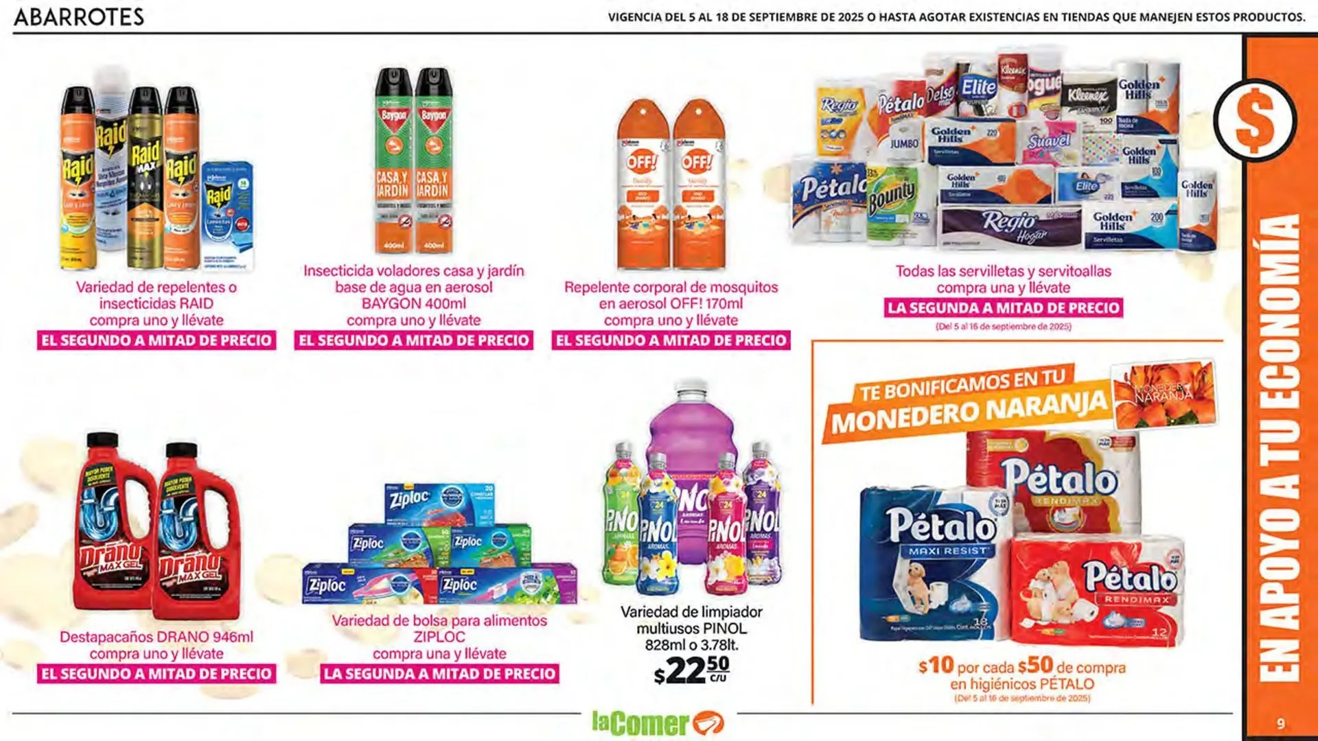 Catálogo de Folleto La Comer 5 de septiembre al 18 de septiembre 2025 - Pagina 9
