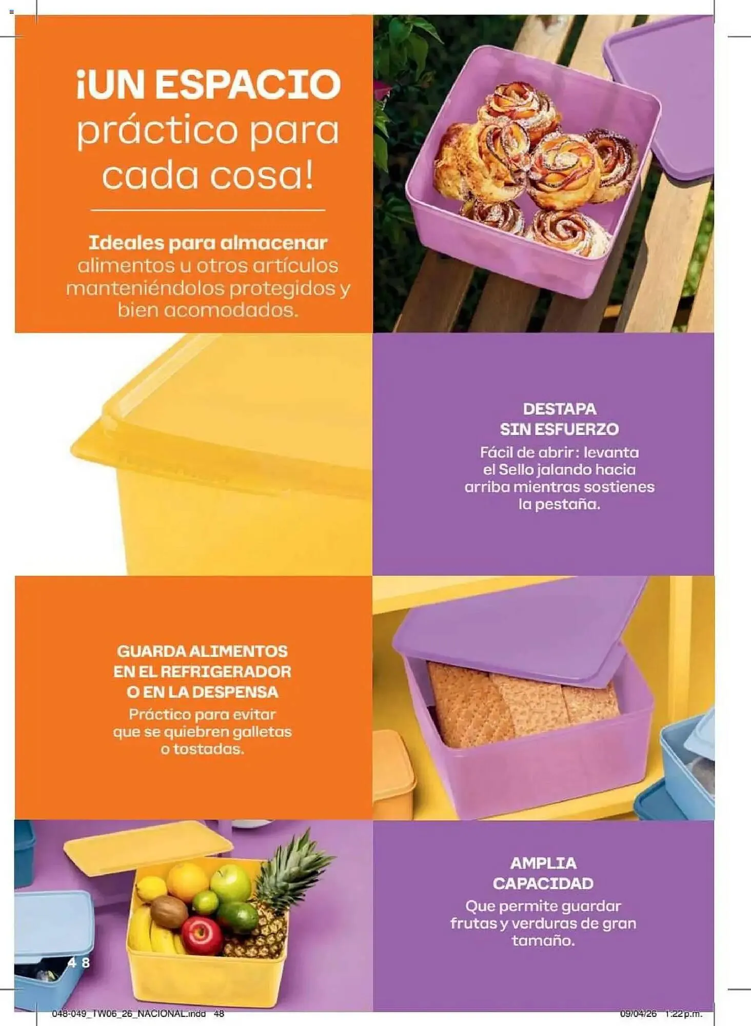 Catálogo de Catálogo Tupperware 18 de mayo al 14 de junio 2026 - Pagina 48