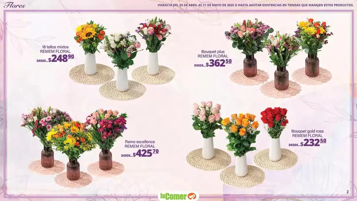 Catálogo de La Comer - Día de la Madre  24 de abril al 11 de mayo 2025 - Pagina 2
