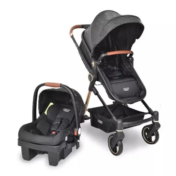CARRIOLA Travel system Bubbles black