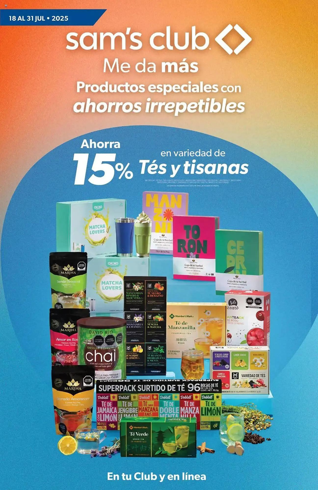Catálogo de Catálogo Sam's Club 18 de julio al 31 de julio 2025 - Pagina 1