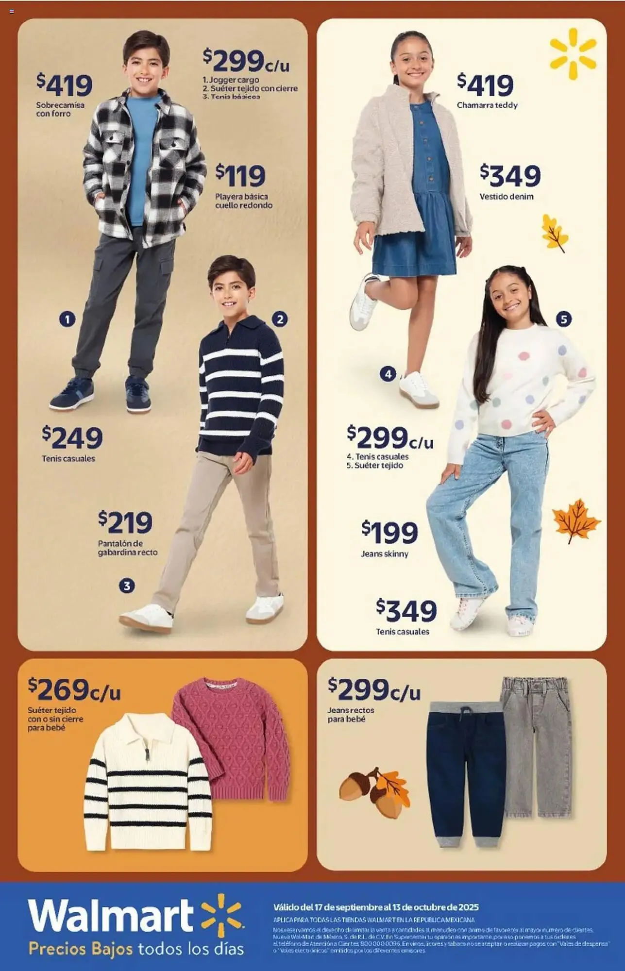 Catálogo de Folleto Walmart 17 de septiembre al 14 de octubre 2025 - Pagina 5