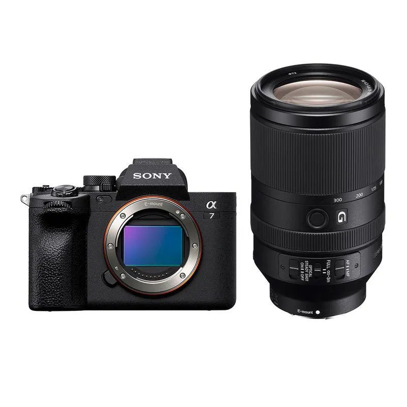 Cámara híbrida full-frame Alpha 7 IV + Lente FE 70-300mm F4.5-5.6 G OSS