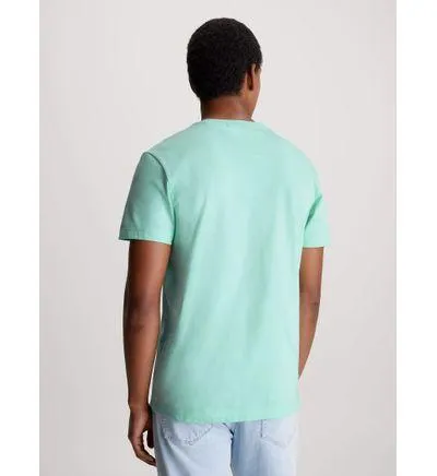 Playera Calvin Klein Monograma Hombre Azul