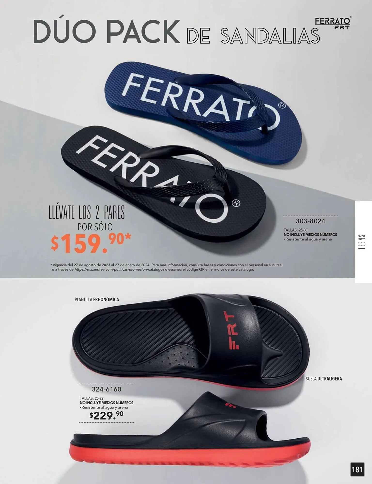 Catálogo de Catálogo Andrea 4 de septiembre al 27 de enero 2024 - Pagina 181