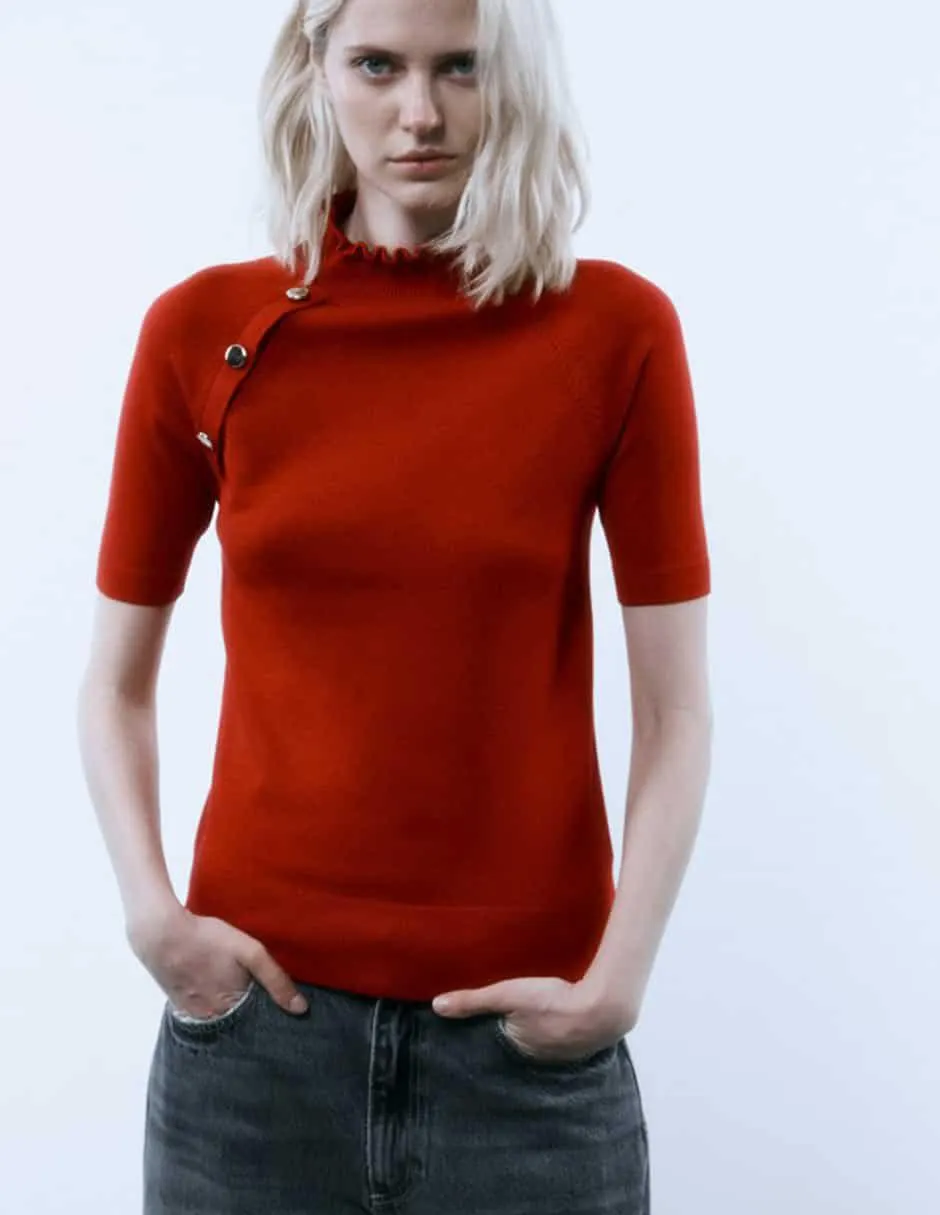 Suéter Sfera cuello alto para mujer