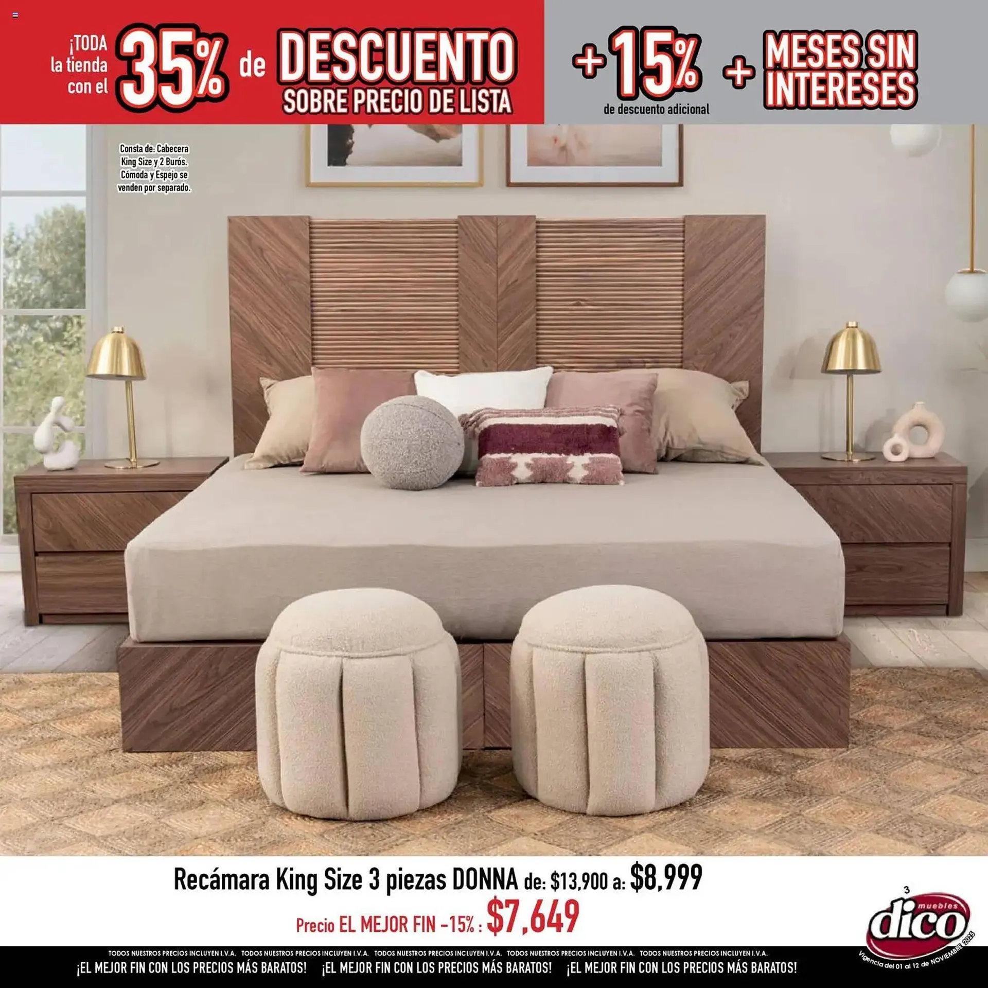 Catálogo de Catálogo Muebles Dico 1 de noviembre al 13 de noviembre 2025 - Pagina 3