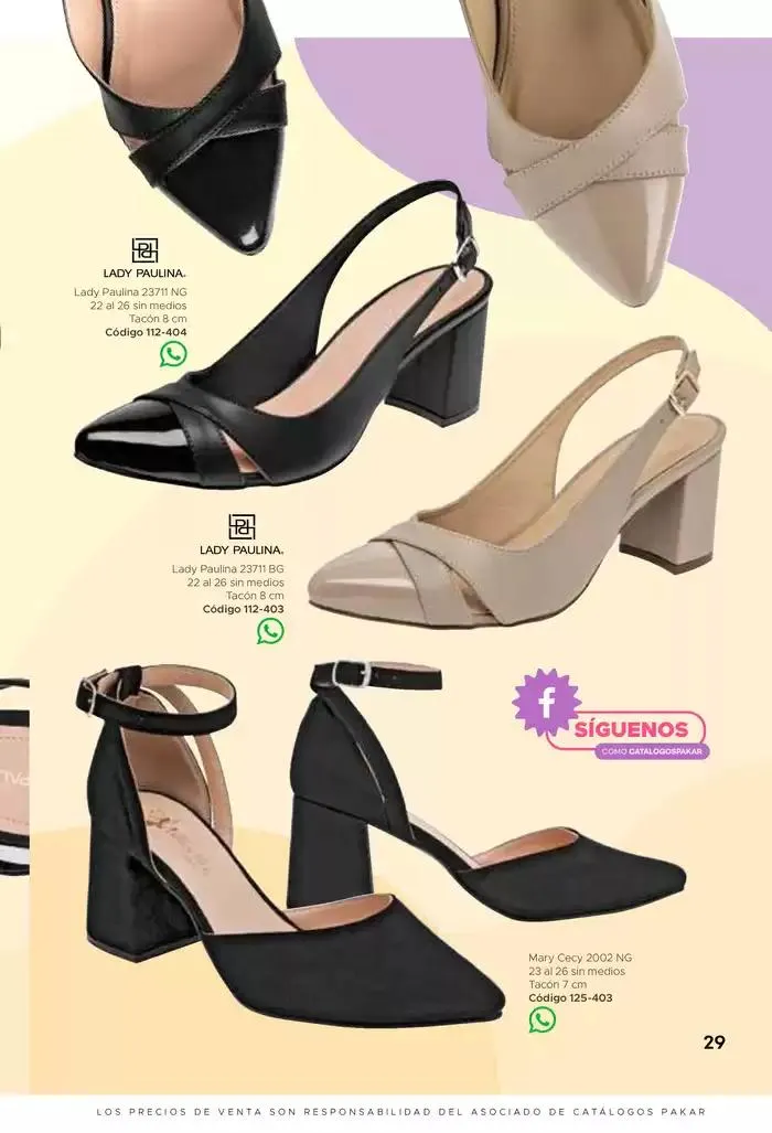 Catálogo de Pakar Mujer 31 de enero al 31 de agosto 2025 - Pagina 29