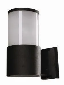 Aplique de Pared Inlite Negro Brillante E27 de 1 Luz