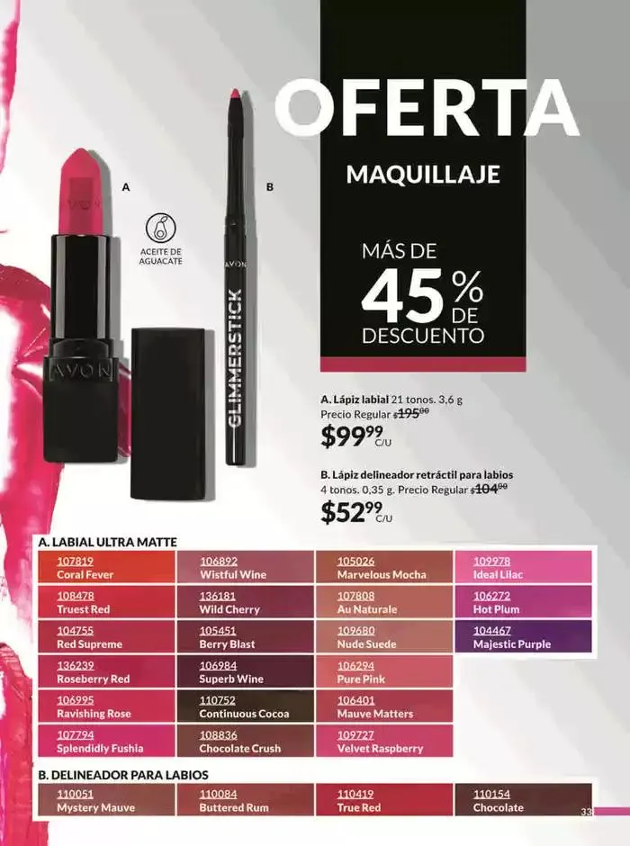 Catálogo de Avon COSMÉTICOS C5 6 de febrero al 31 de diciembre 2025 - Pagina 33