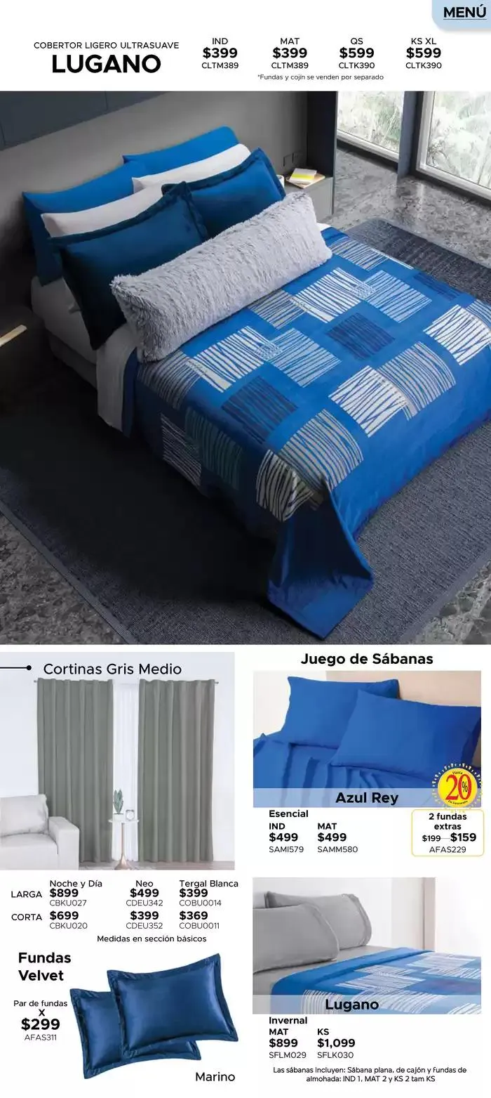 Catálogo de Ofertas Colchas Concord 4 de marzo al 31 de marzo 2025 - Pagina 411