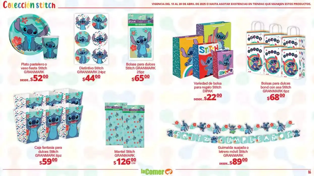 Catálogo de La Comer Dia del Niño 18 de abril al 30 de abril 2025 - Pagina 16