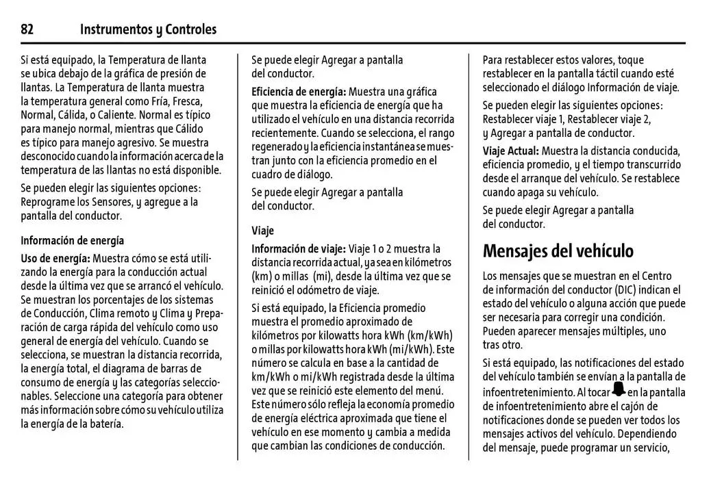 Catálogo de BrightDrop 400 Y BrightDrop 600 Manual del propietario 22 de enero al 31 de diciembre 2025 - Pagina 83