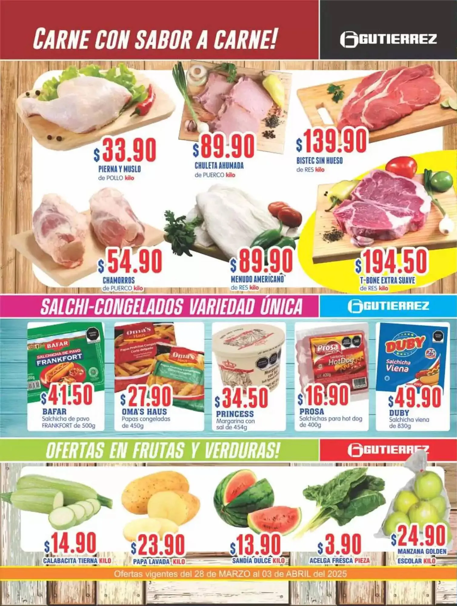 Catálogo de Catálogo Super Gutiérrez 28 de marzo al 3 de abril 2025 - Pagina 1