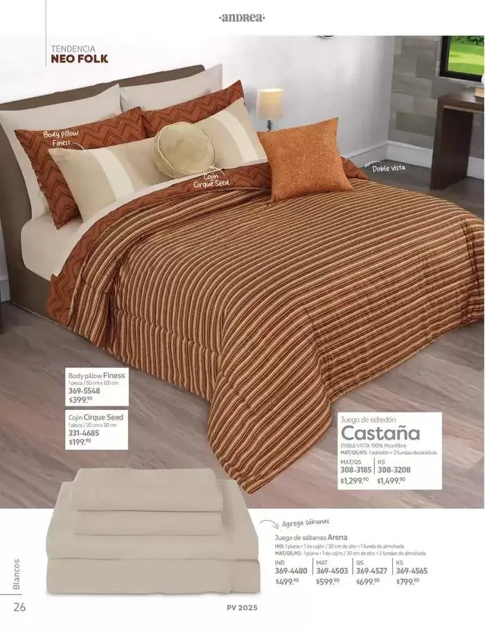 Catálogo de ANDREA | ANDREA HOME 26 de enero al 24 de mayo 2025 - Pagina 26