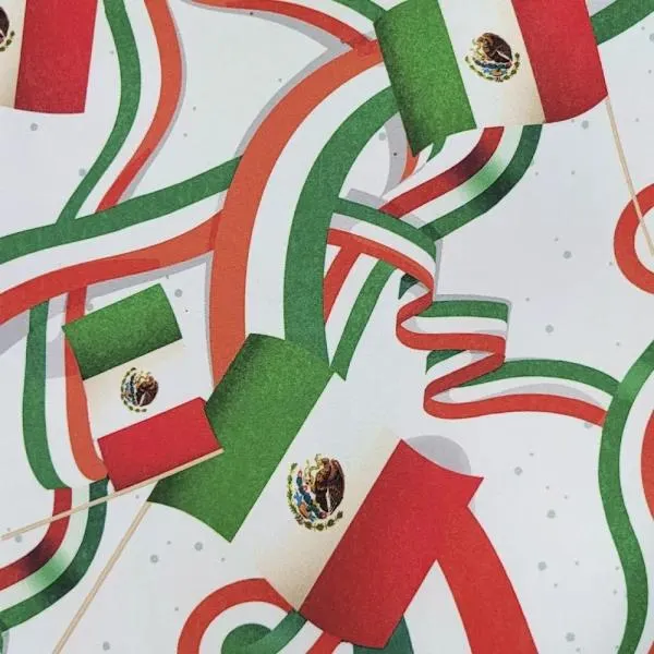 Canasta banderas México