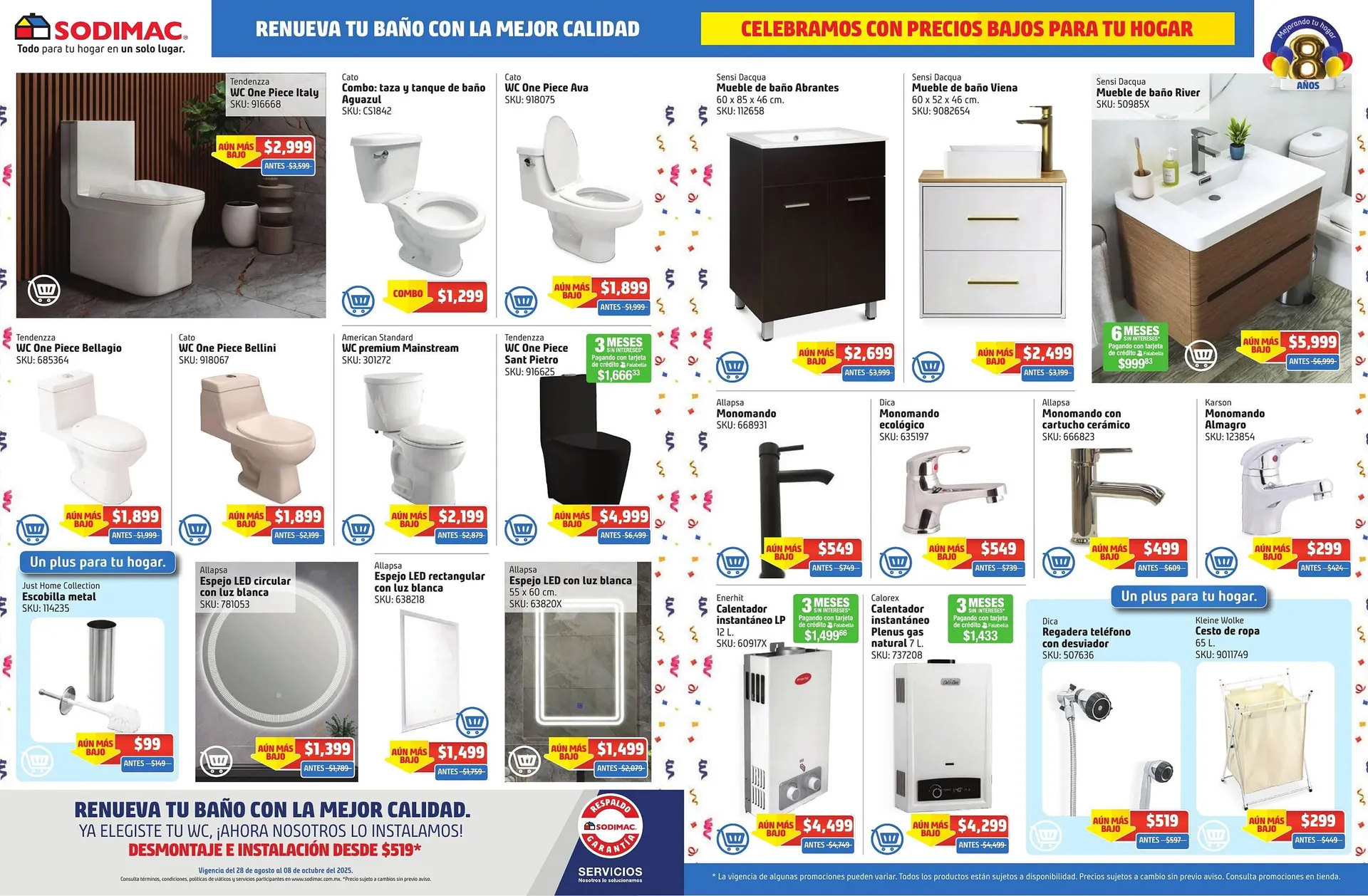Catálogo de Catálogo Sodimac 28 de agosto al 8 de octubre 2025 - Pagina 8