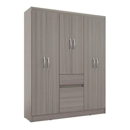 Clóset 6 puertas 1 cajón Beige