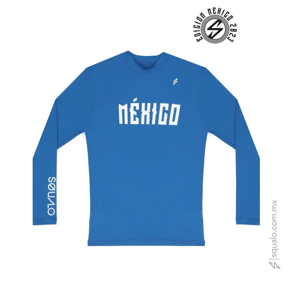 Rashguard Rsbasix Corte Ajustado Azul Zafiro