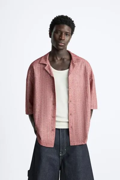 CAMISA JACQUARD BORDADO