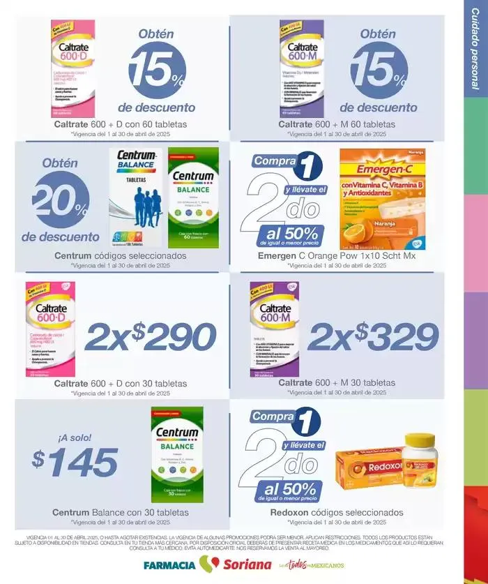 Catálogo de Folleto Farmacia Abril Híper Nacional 1 de abril al 30 de abril 2025 - Pagina 2