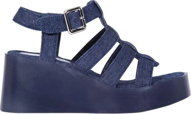 sandalia plataforma monocolor