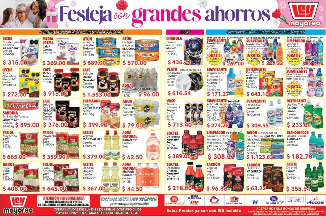 Catálogo de Ofertas Mayoreo Casa Ley 28 de abril al 4 de mayo 2025 - Pagina 2