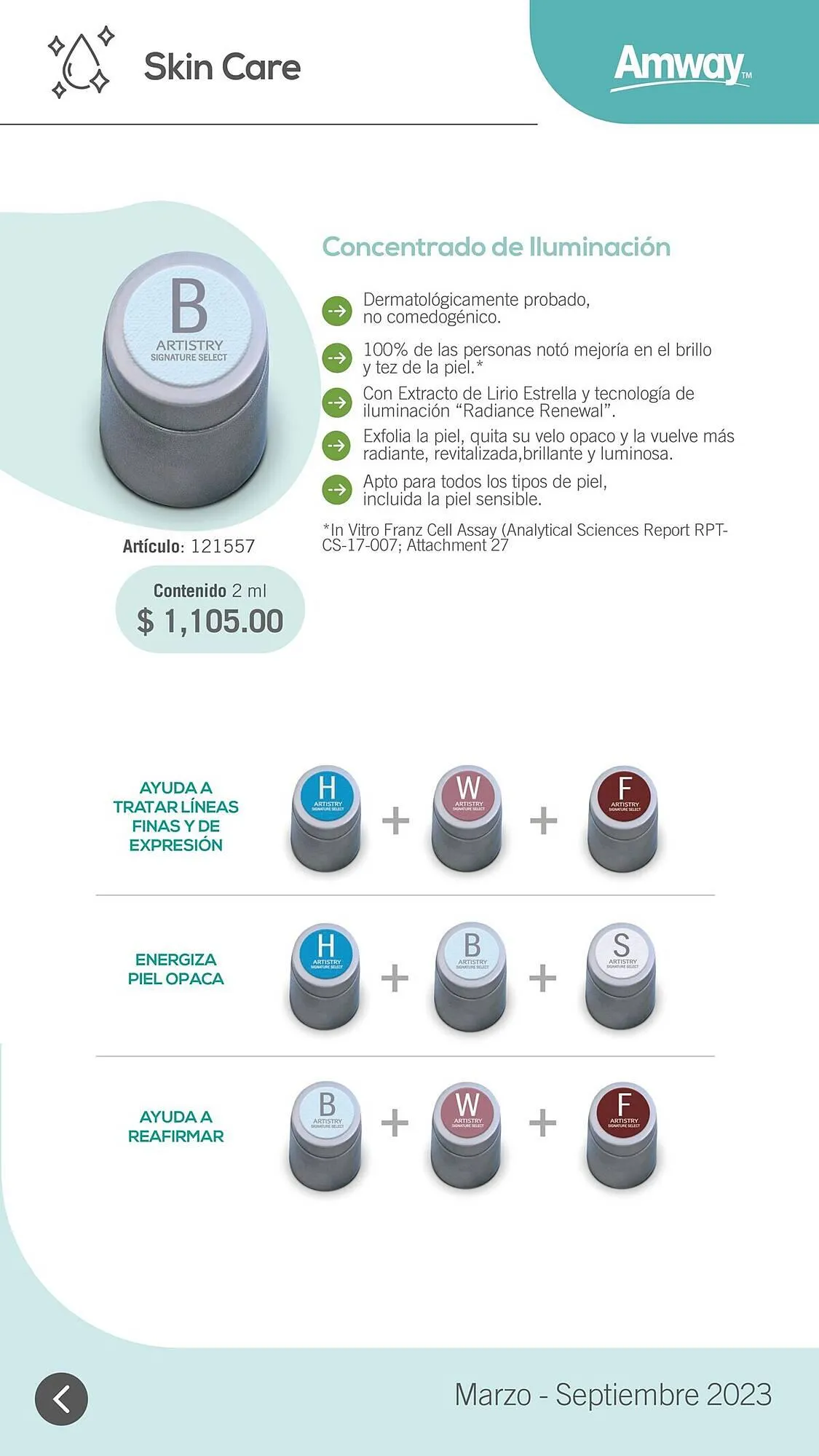 Catálogo de Catálogo Amway 5 de septiembre al 30 de septiembre 2023 - Pagina 44