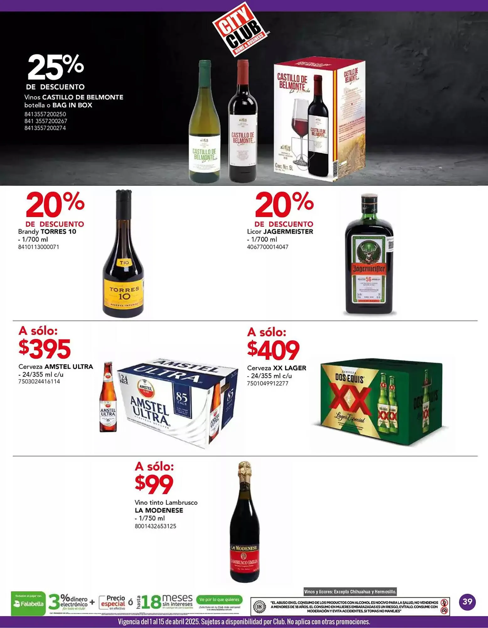 Catálogo de Catálogo City Club 1 de abril al 30 de abril 2025 - Pagina 39