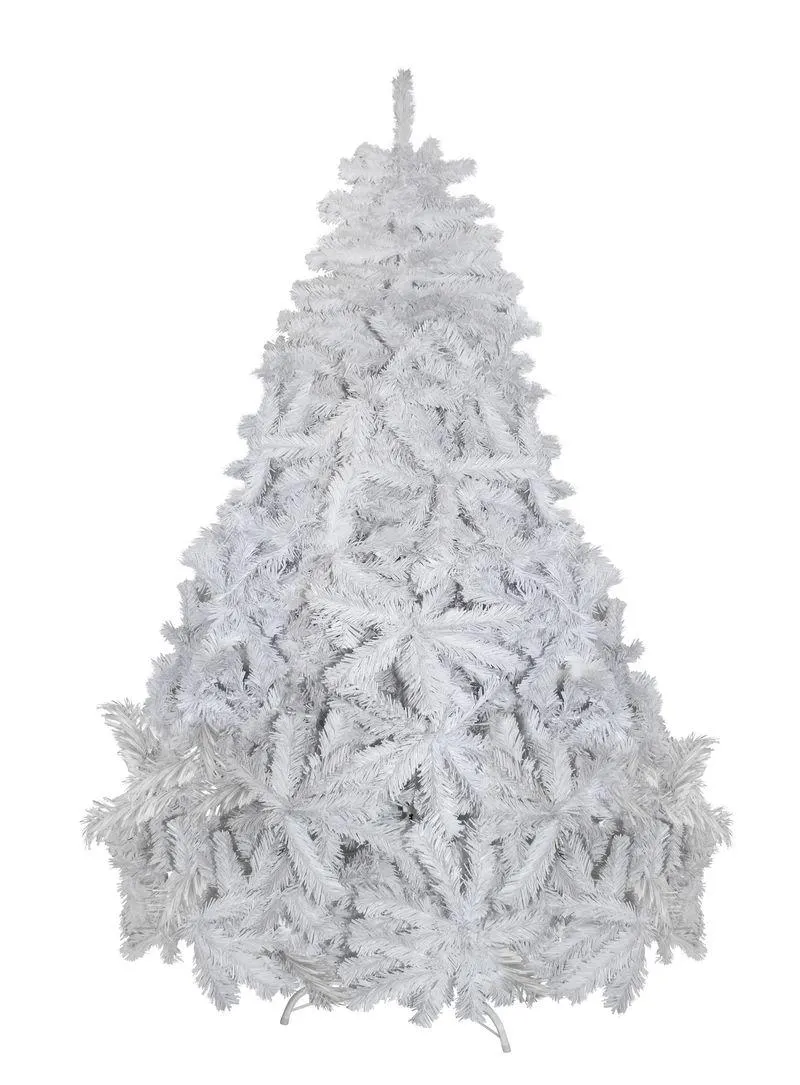 Árbol de navidad color blanco, El Polo Norte tamaño 2.10 m