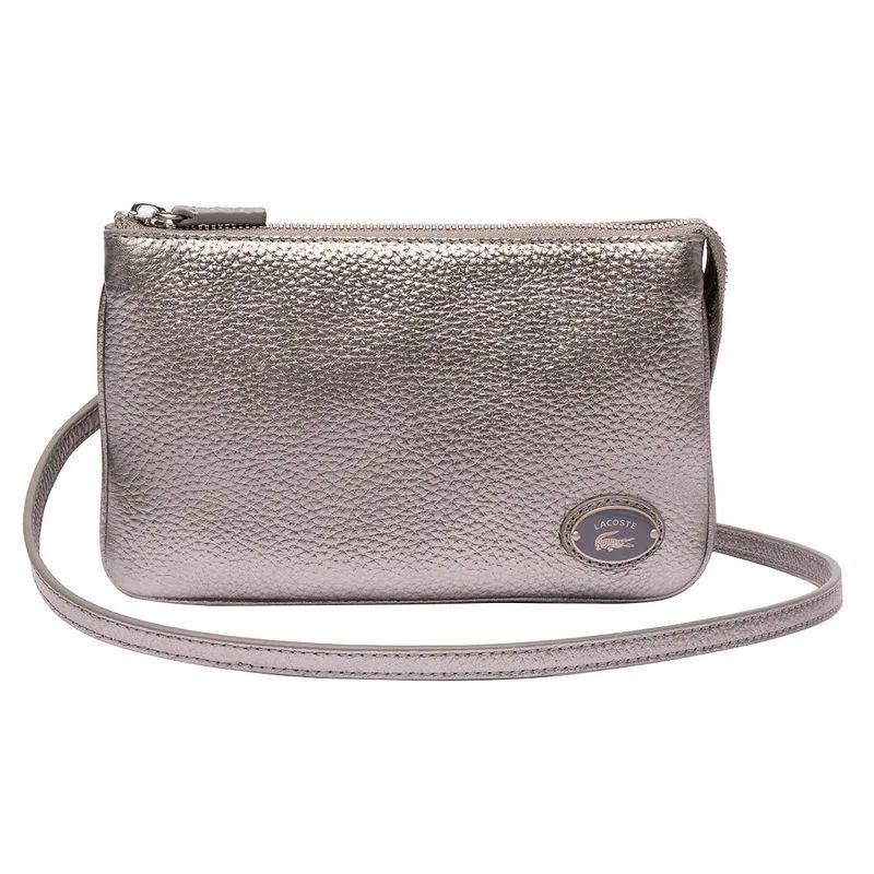 Bolsa Crossbody Para Dama Lacoste Gris NF4337GZ-M37