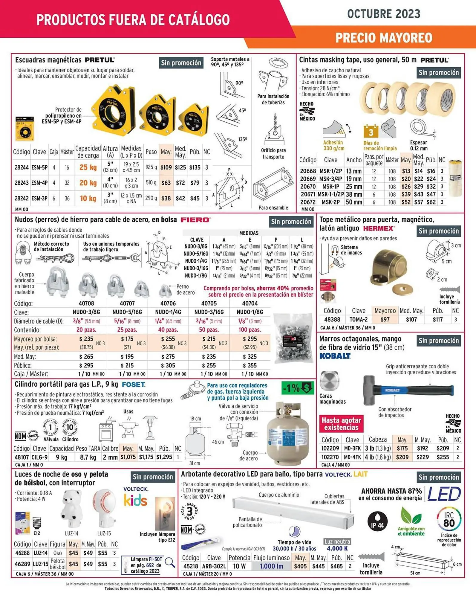 Catálogo de Catálogo Truper 16 de octubre al 31 de octubre 2023 - Pagina 12