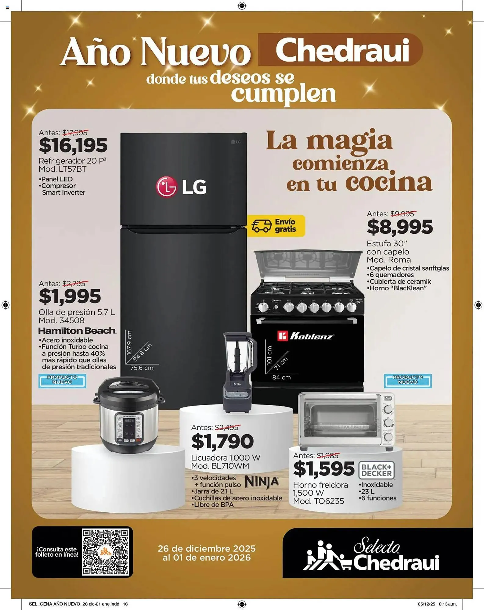 Catálogo de Folleto Chedraui 27 de diciembre al 1 de enero 2026 - Pagina 16