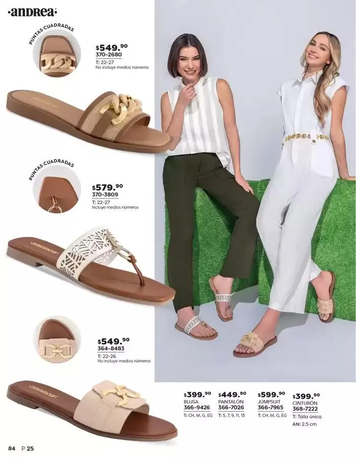 Catálogo de ANDREA | CALZADO DAMA 26 de enero al 24 de mayo 2025 - Pagina 84