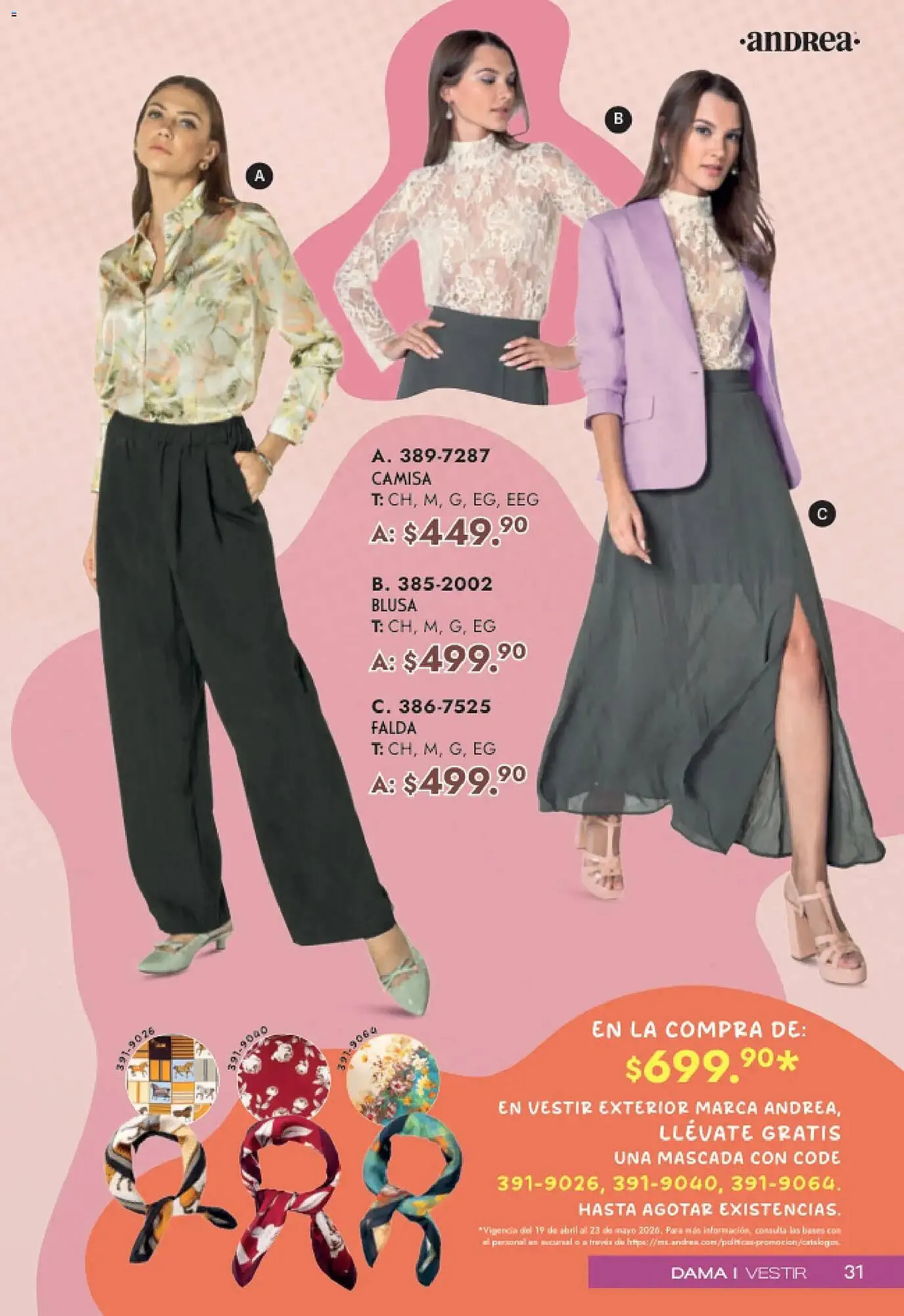 Catálogo de Catálogo Andrea 19 de abril al 24 de mayo 2026 - Pagina 31