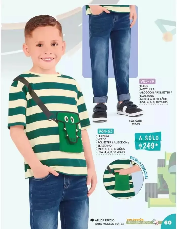 Catálogo de Catálogo Cklass Kids Niños Primavera Verano 2025 México 8 de enero al 30 de junio 2025 - Pagina 60