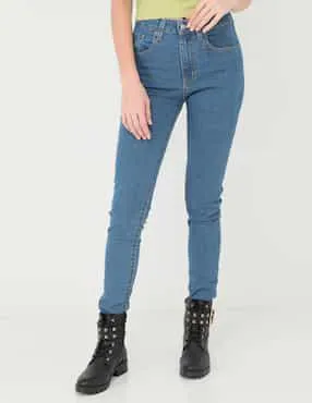 Jeans skinny Levi's 721 corte cintura alta para mujer