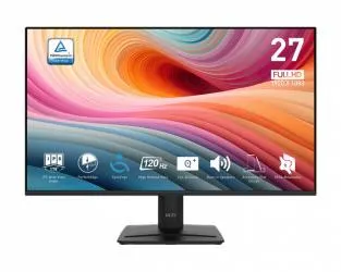 Monitor MSI PRO MP275 E2 LED 27", 1920x1080 Full HD, 120Hz, HDMI/DisplayPort, Bocinas Integradas, Negro