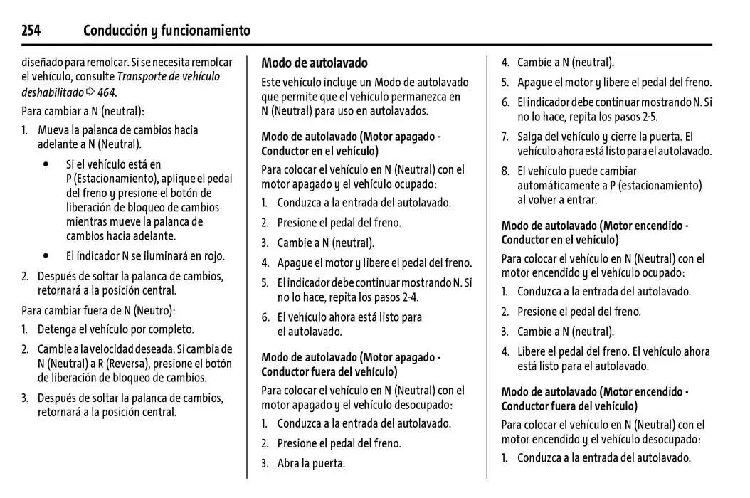 Catálogo de Cheyenne 2025 Manual del propietario 22 de enero al 31 de diciembre 2025 - Pagina 255