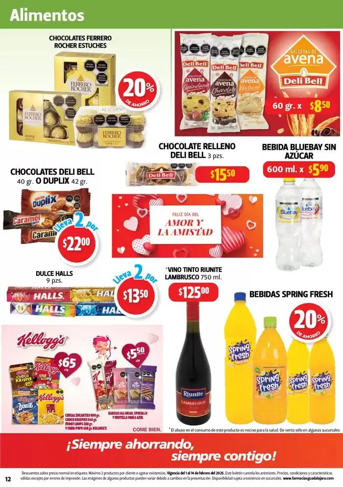 Catálogo de Ofertas principales para ahorradores 3 de febrero al 14 de febrero 2025 - Pagina 12