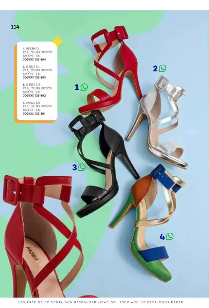 Catálogo de Pakar Sandalia 31 de enero al 31 de mayo 2025 - Pagina 114