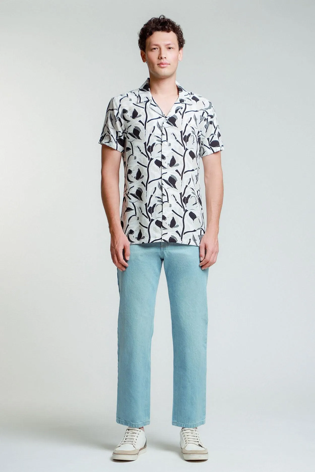 Camisa Resort Estampada