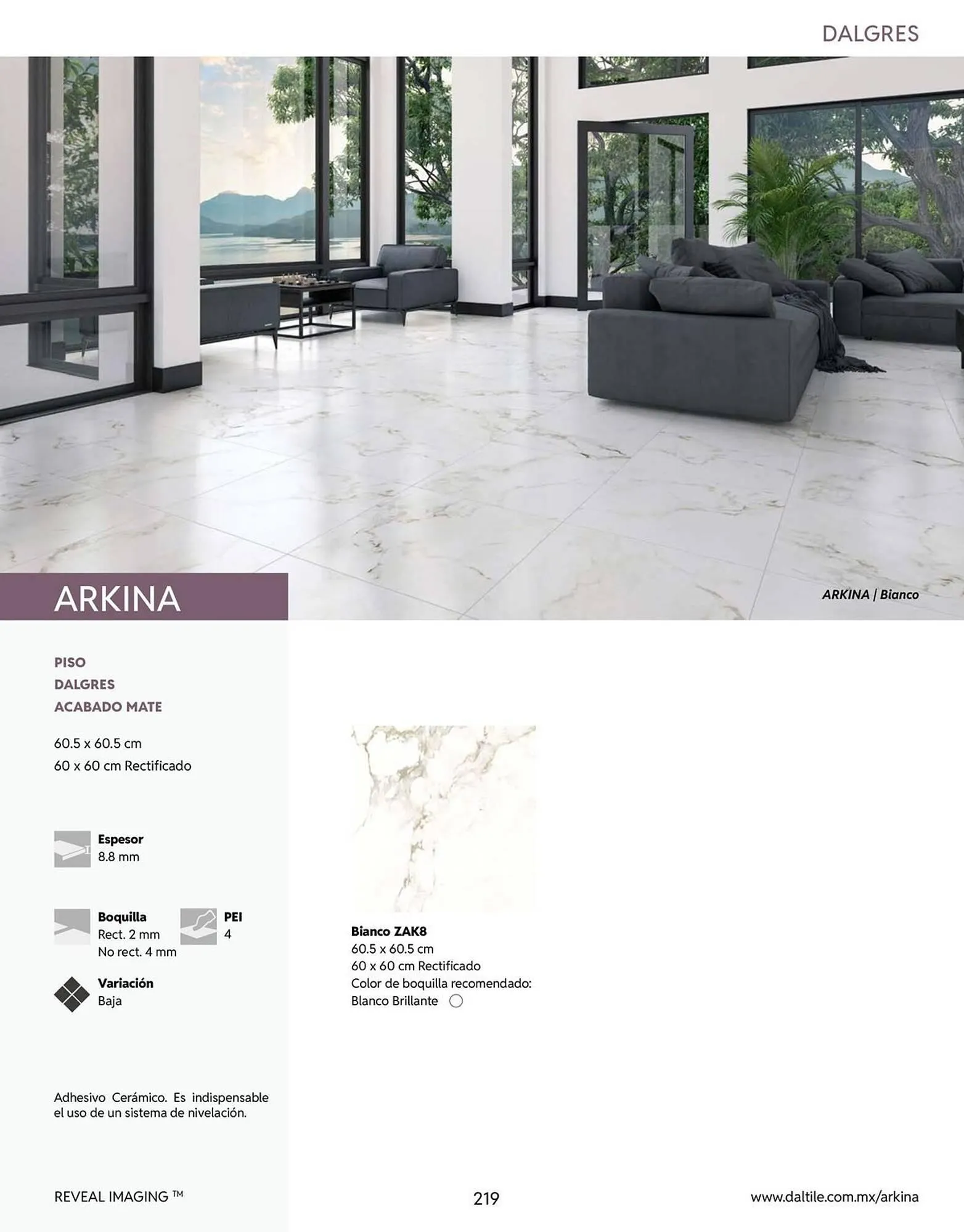 Catálogo de Catálogo Daltile 13 de enero al 31 de diciembre 2026 - Pagina 219