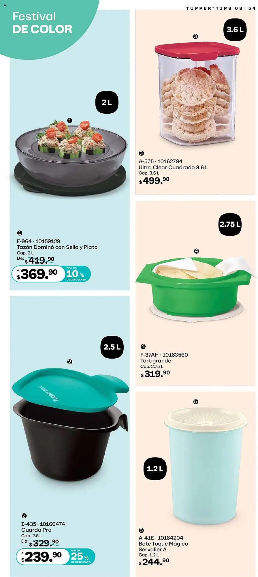 Catálogo de Catálogo Tupperware 14 de julio al 11 de agosto 2025 - Pagina 54