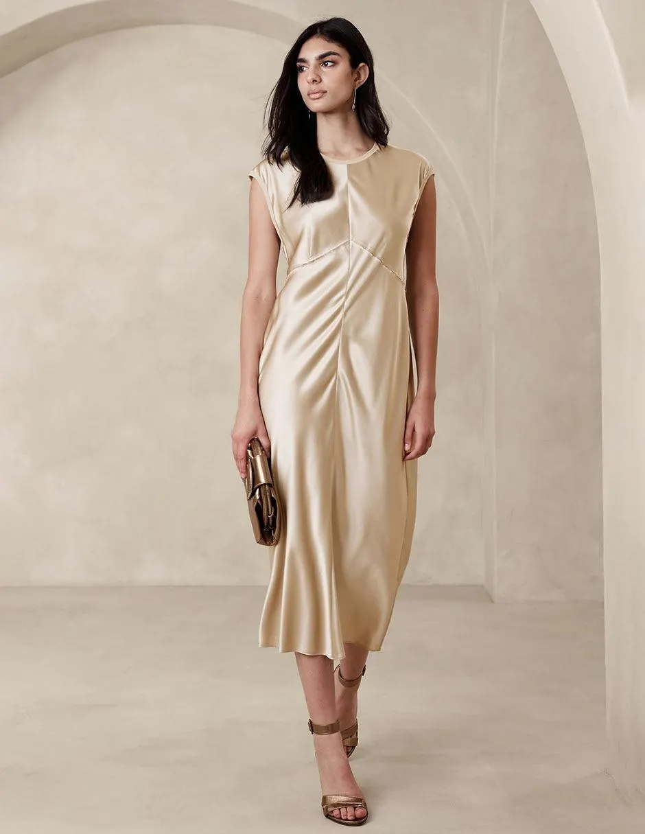 Vestido midi casual para mujer