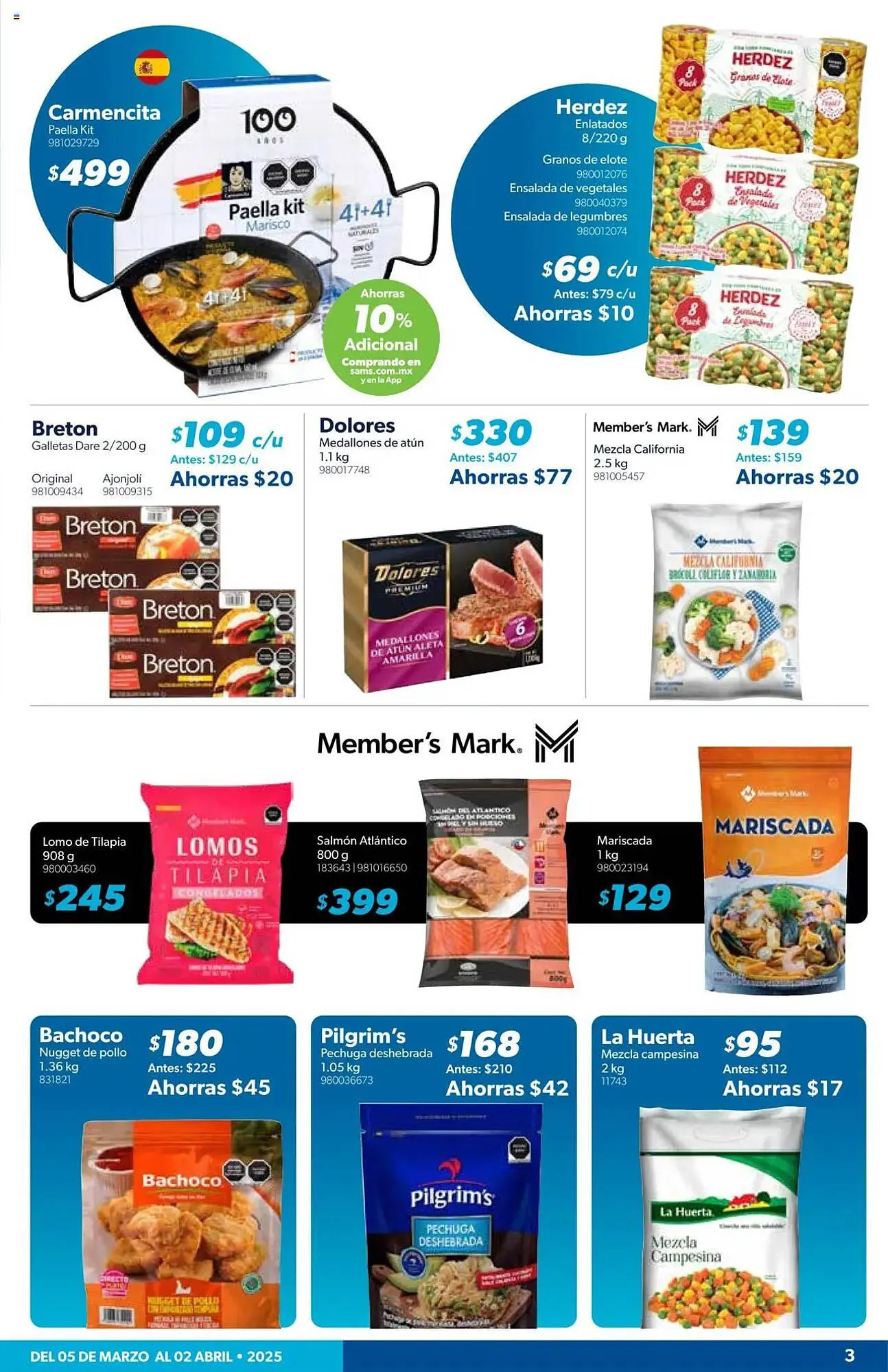 Catálogo de Catálogo Sam's Club 5 de marzo al 2 de abril 2025 - Pagina 3