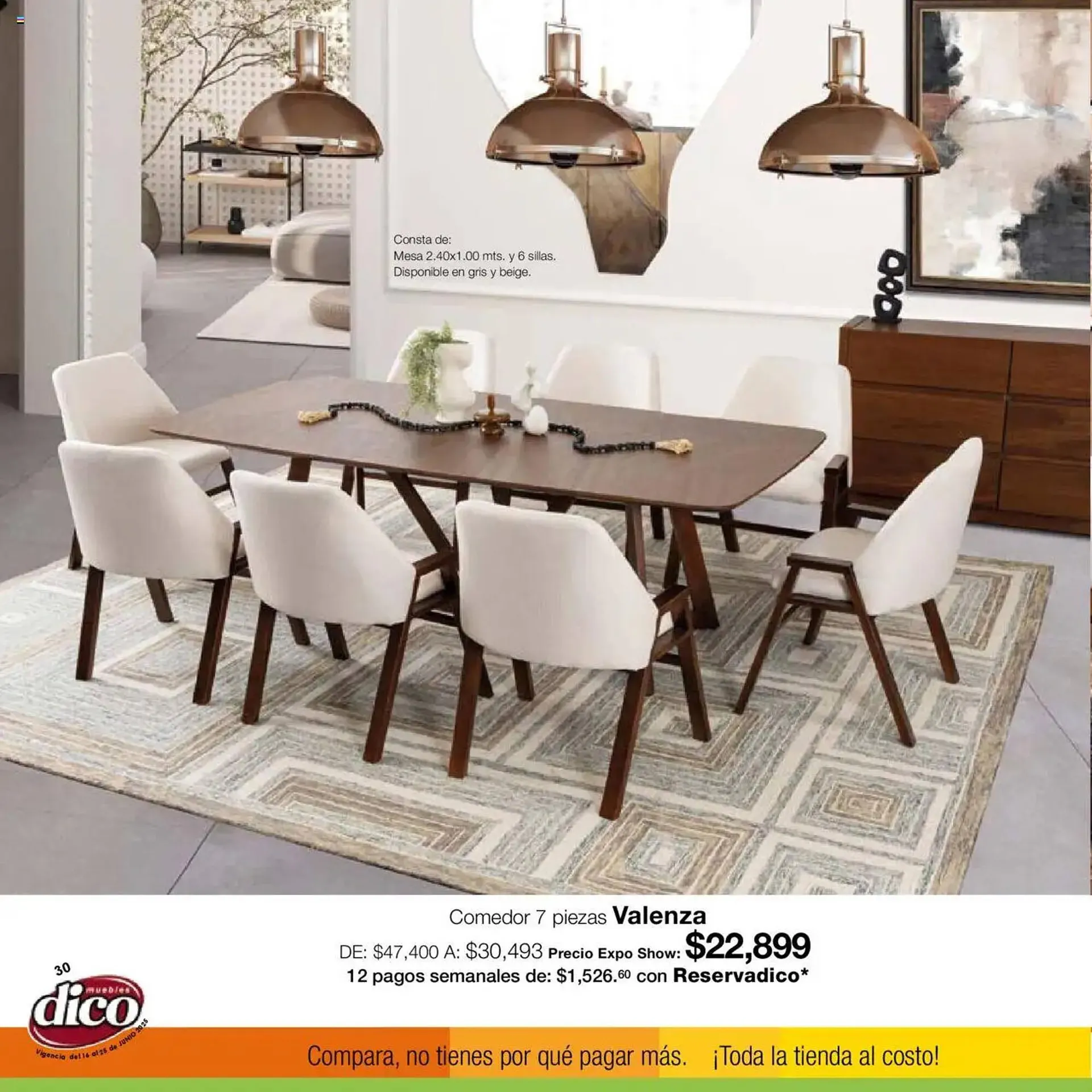 Catálogo de Catálogo Muebles Dico 12 de junio al 25 de junio 2025 - Pagina 30