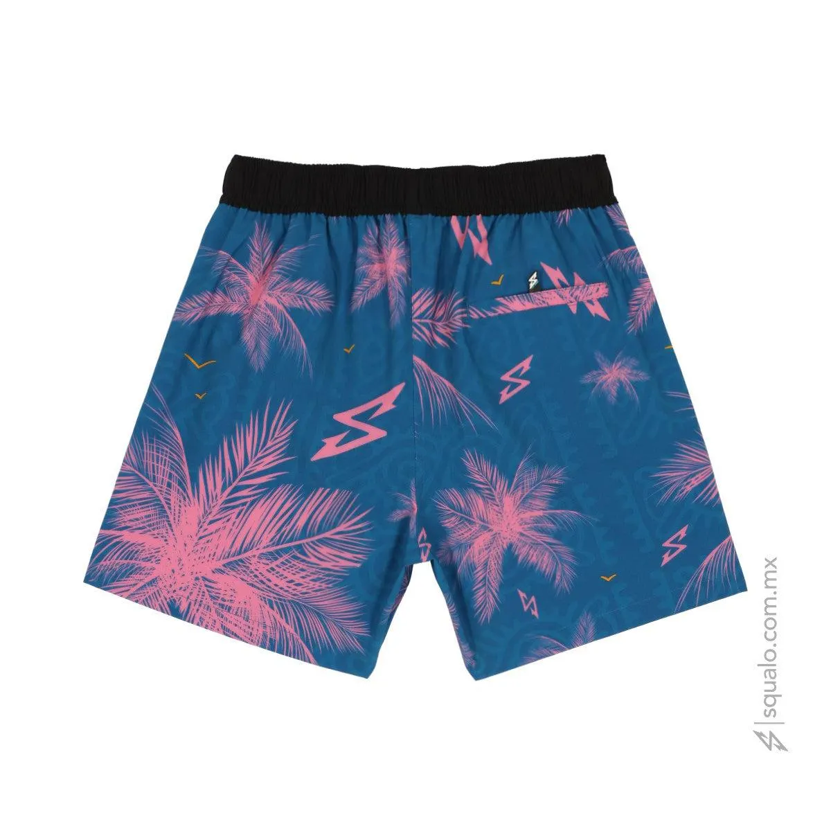 Traje de Baño Volley Palms Multicolor Azul