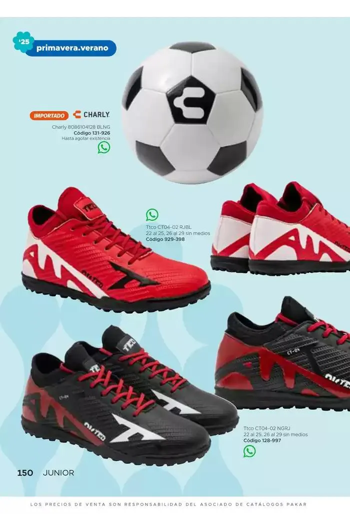 Catálogo de Pakar Junior 31 de enero al 31 de agosto 2025 - Pagina 150